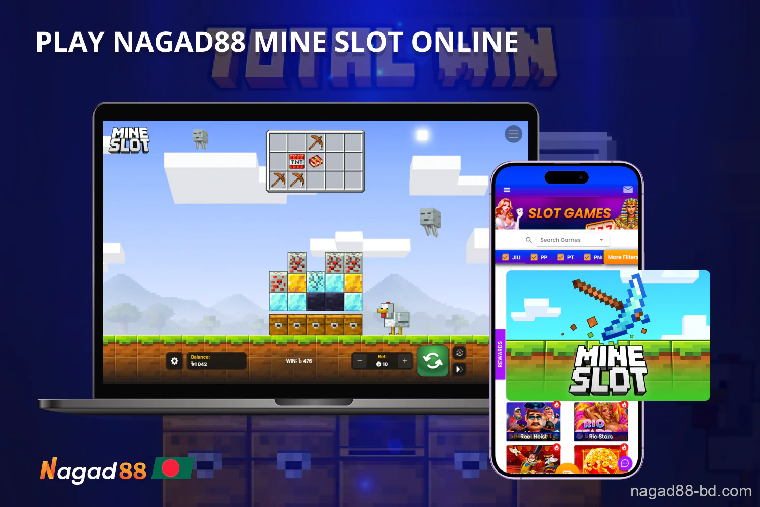 Discover the thrill of Nagad88 Mine Slot - where pixel-perfect mining adventures meet massive winning potential
